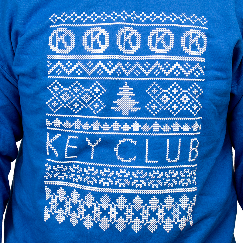 Key Club Ugly Sweater Sweatshirt | Kiwanis Family Products